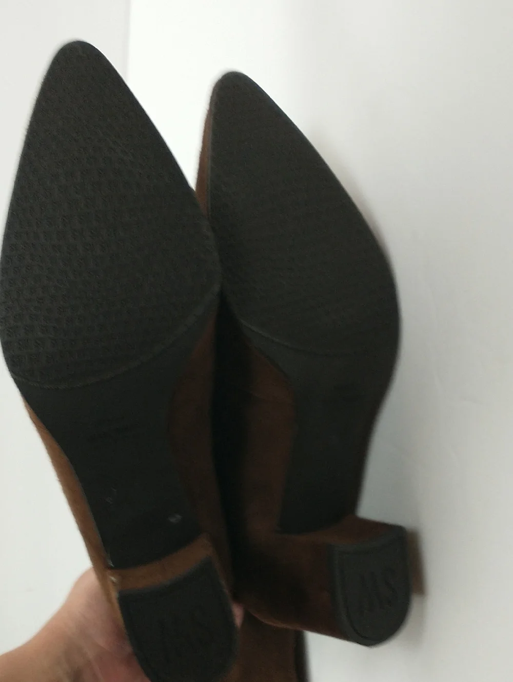 Stuart Weitzman Over-the-Knee Thighland Suede Leather Boots Womens 7.5 Brown
